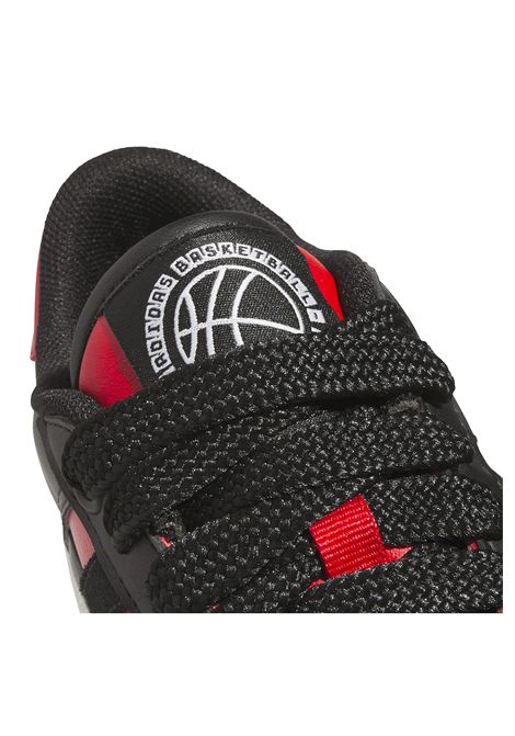 Adidas Rapid Court Shoes Black Red Junior ADIDAS CORE | Sneakers | JR1020-